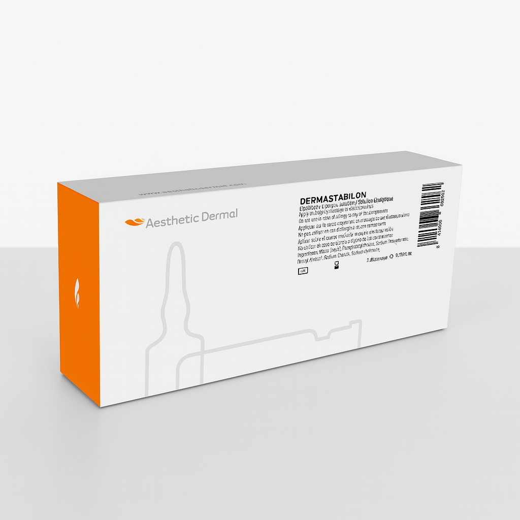 Phosphatidylcholine-based injectable solution for local fat reduction. Twenty 5 ml vials—ideal for mesotherapy treatments targeting cellulite and adipose deposits.
