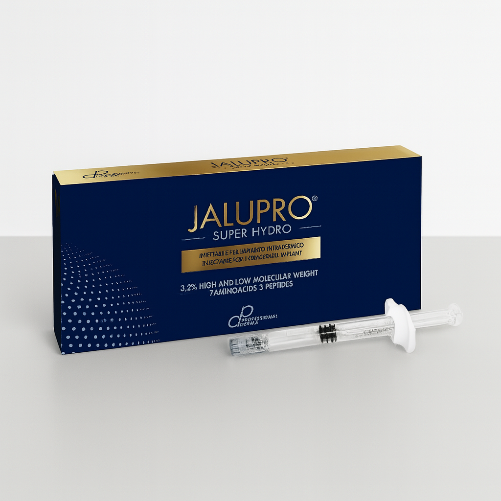 High‑hydration HA and amino acid cocktail for deep dermal biorevitalization. 2.5 ml pre-filled syringe—enhances glow, hydration, and skin texture in a single session.