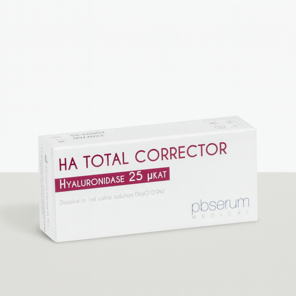 High-strength recombinant hyaluronidase (1,500 IU/ml) for reversing hyaluronic acid filler complications—ischemia, nodules, overfilling. Fast-acting corrective enzyme for clinical safety