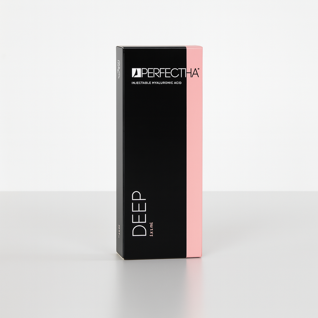Cross-linked HA filler (20 mg/ml) with 0.3% lidocaine for deep wrinkles, volume loss, chin, jawline, nasolabial/marionette lines. Long-lasting 6–18 month results