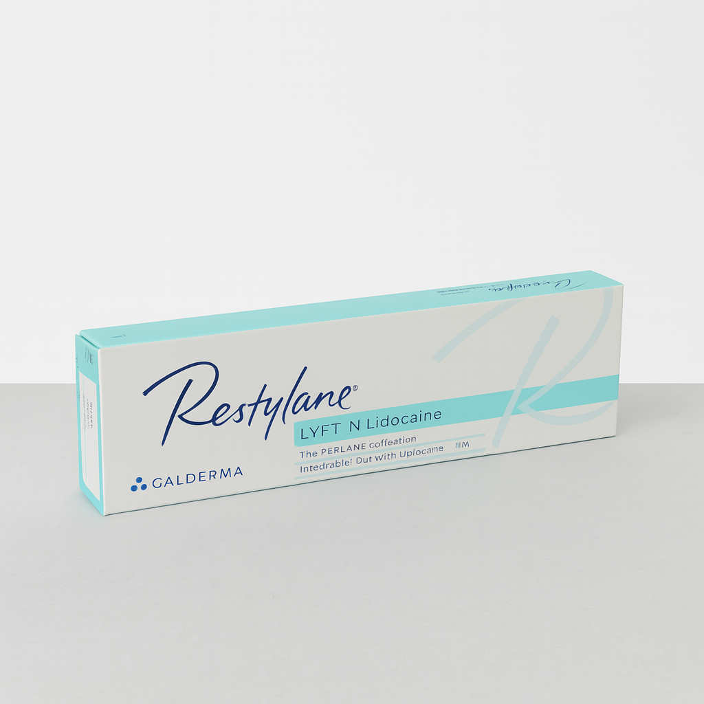 High-viscosity HA filler with lidocaine for restoring volume in cheeks and mid-face. Delivers lift and smooth natural contours in a single 1 ml syringe.