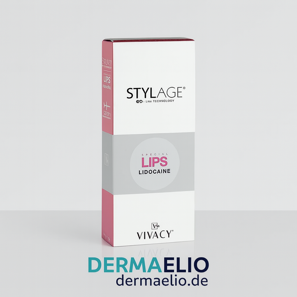 Vivacy Stylage packaging for lips on a white background