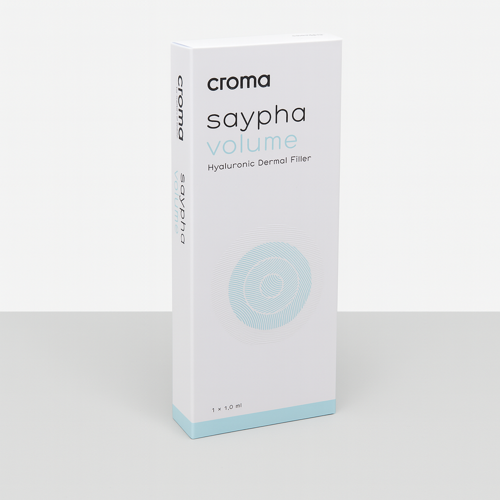 High G' HA filler with lidocaine for deep volumization. 1 ml syringe—works well for restoring chin and cheek volume with subtle texture.