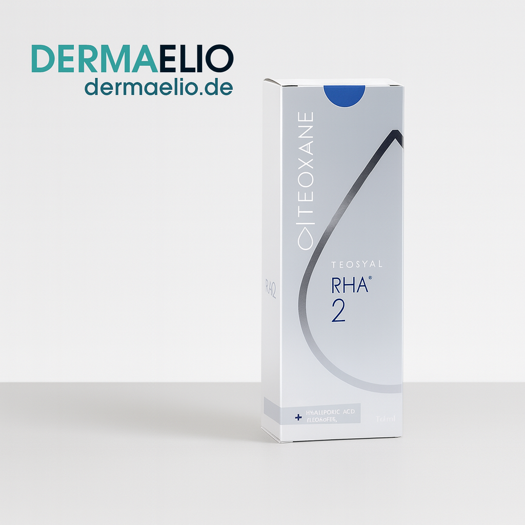 Citeoxane RHA 2 packaging on a white background with Derma Elios branding.