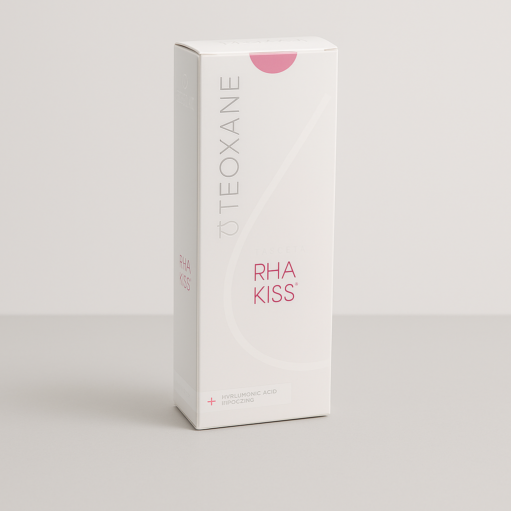 Hyaluronic acid filler for enhancing lip volume and contour. Two syringes of 0.7 ml each with RHA technology for natural movement.