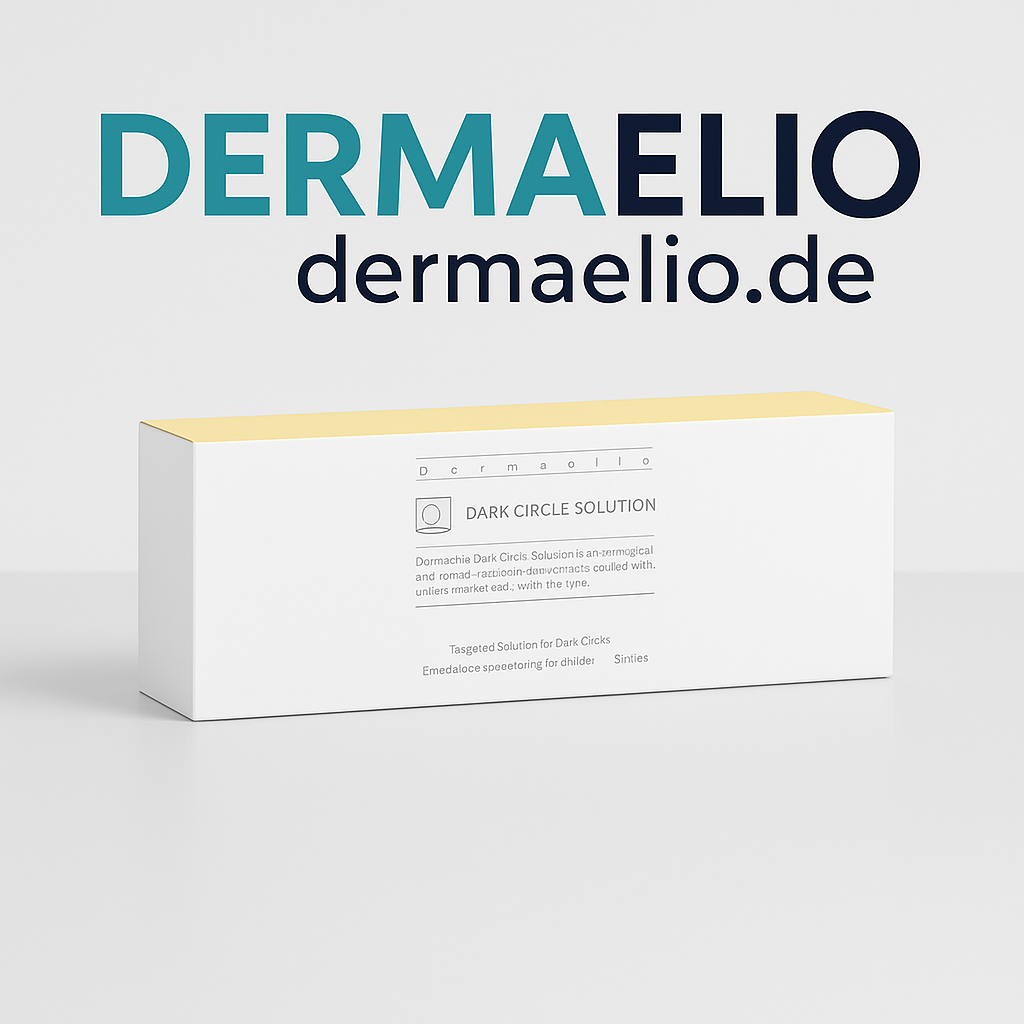 DERMAELIO dark circle solution packaging on a white background